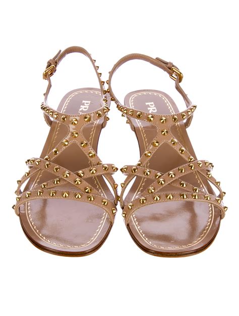 prada sandals fit|prada studded pony skin sandals.